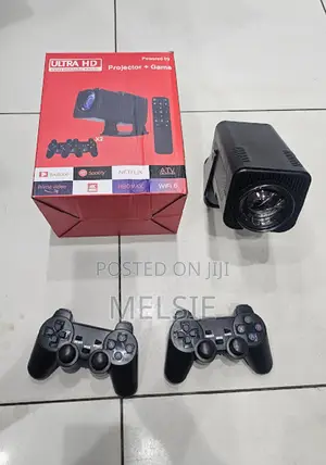 Hy300 Game Projector 2 in 1 2.4g Wireless Android Gaming Projector