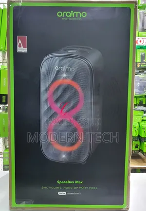 Oraimo Spacebox Max 200w Bluetooth Party Speaker With RGB Lights