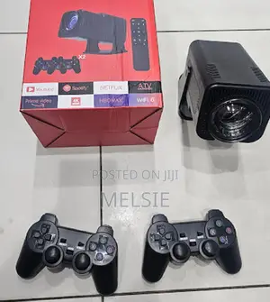 2 in 1 Android Game Projector With Built-in Gaming System