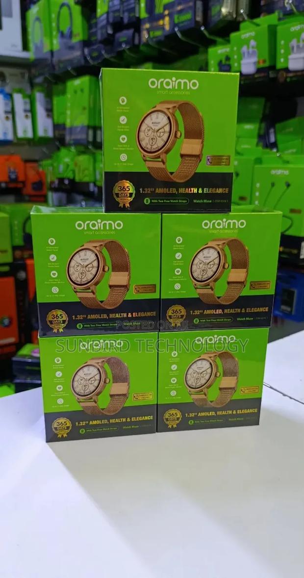 Oraimo 1.32" Muse Amoled, Health Elegance Smartwatch - thumbnail 2