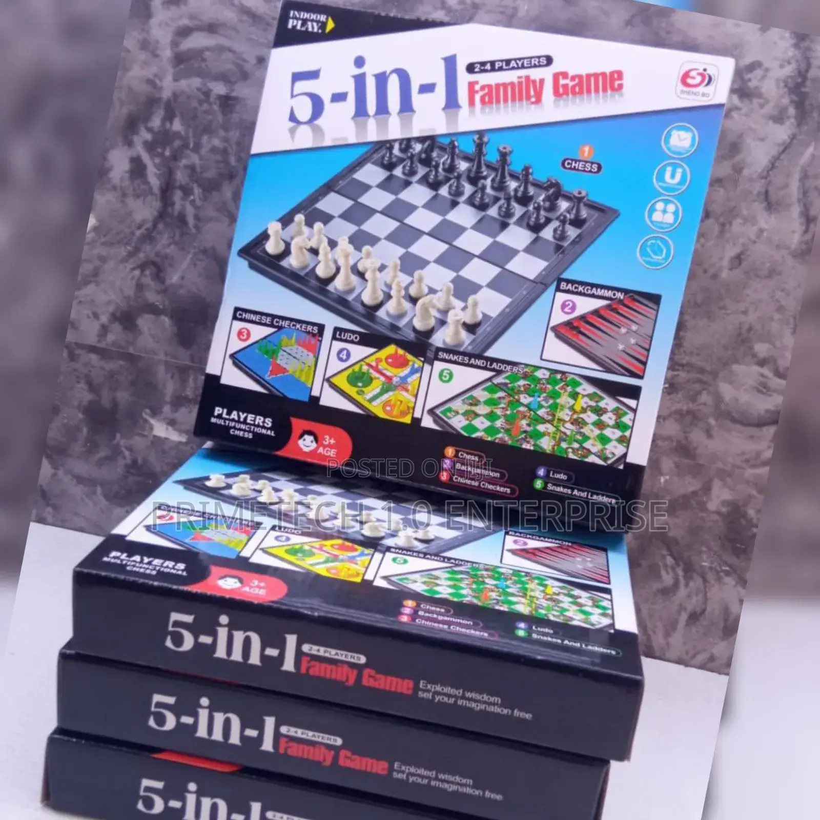 5 in 1 Board Game Chess