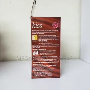 72pc Kiss Strawberry Condoms / Premium Lubricated Protection Condoms