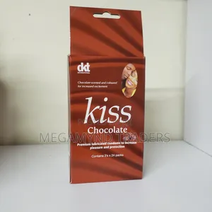 72pc Kiss Strawberry Condoms / Premium Lubricated Protection Condoms