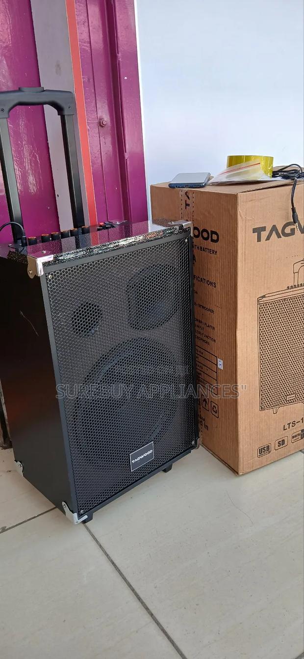 Tagwood 10" Trolley Speaker With Bluetooth Usb Playback