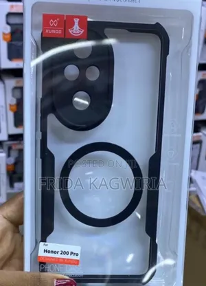 Honor 200 Pro Xundd Shockproof Clear Back With Magnetic Ring