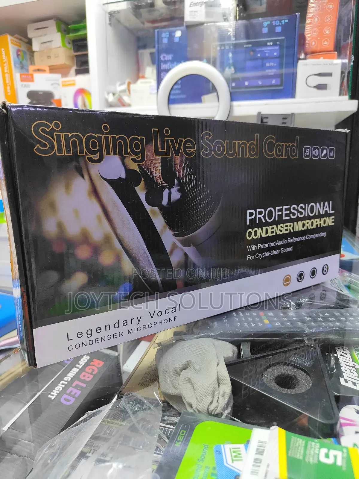 Live Sound Card Professional Condenser Microphone