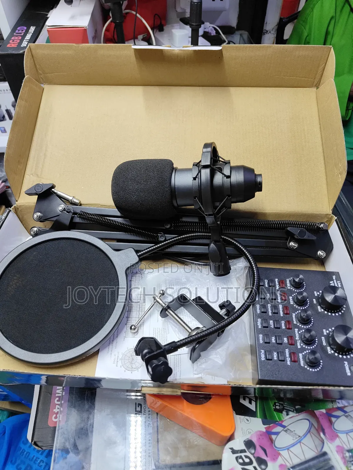 Live Sound Card Professional Condenser Microphone