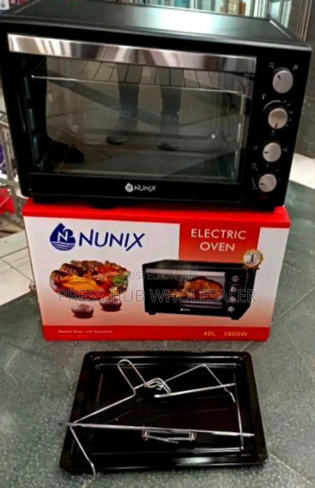 Nunix Electric Oven With Rotisserie.; 
