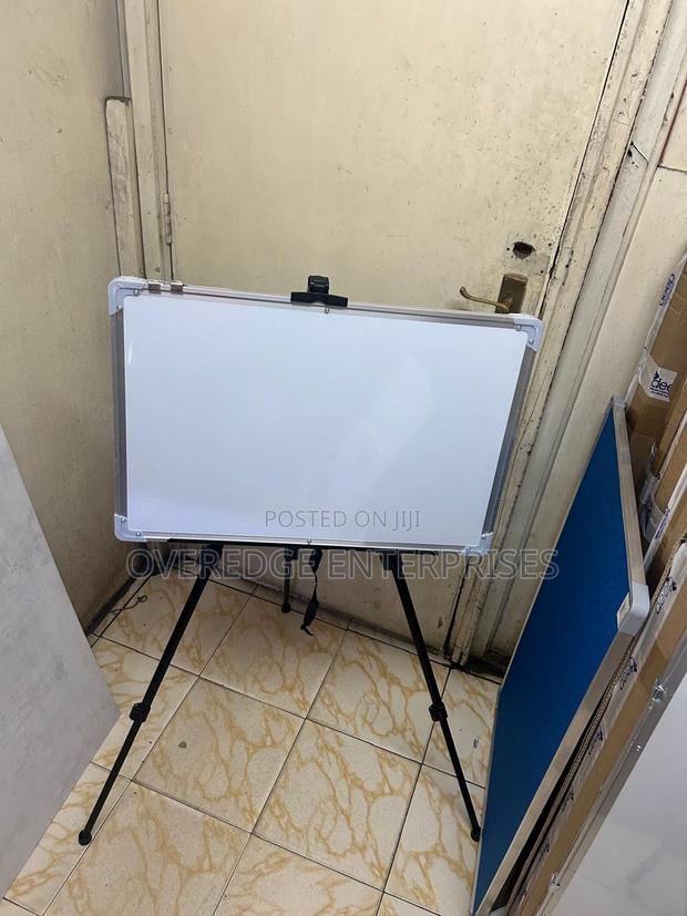 Magnetic Whiteboard##White Board on Stand!!3ft by 2ft With Tripod - main view