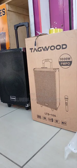 Tagwood 10′′ Trolley Speaker 10a Portable Bluetooth Sound System