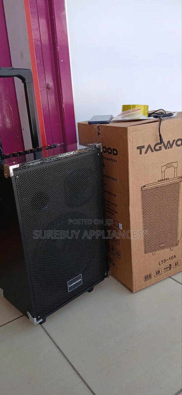 Tagwood 10a Rechargeable 10′′ Trolley Speaker With Usb/Sd Mic