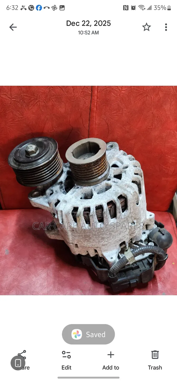 Alternater Nissan Serena/Mr20
