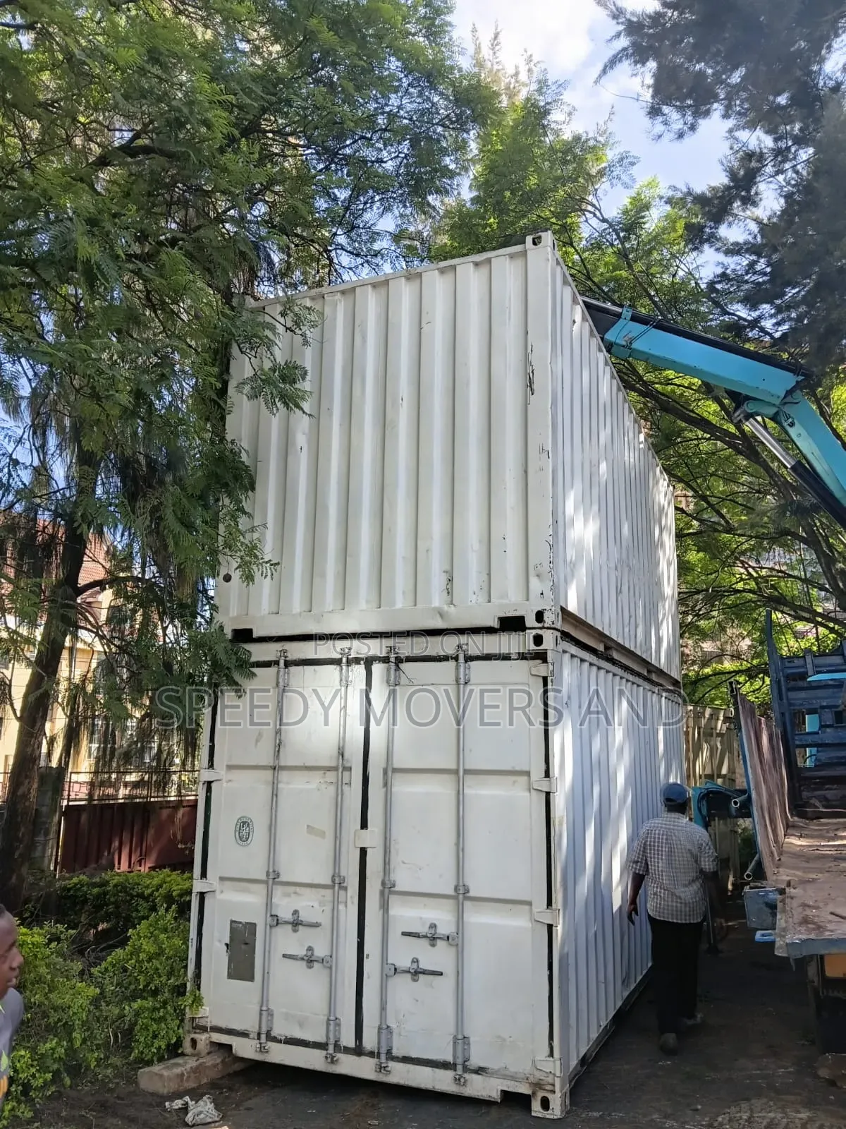 Transit Trucks With Lifting Cranes for Logistics Services Are Ready