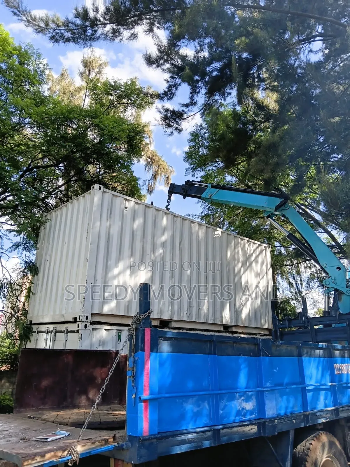 Transit Trucks With Lifting Cranes for Logistics Services Are Ready