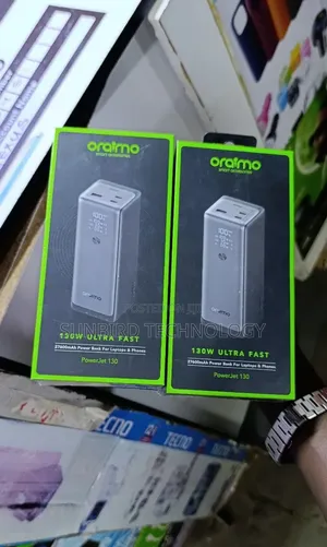 Oraimo Powerjet 130w Ultra Fast Charging 27,000mah Powerbank.