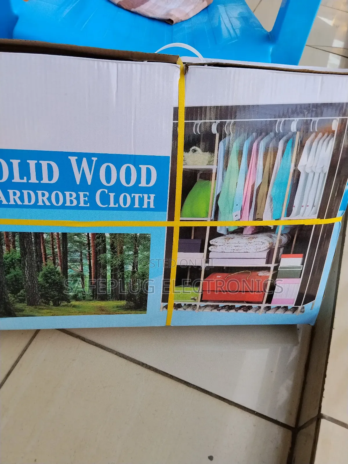 Wardrobe Made Heavy Duty Wardrobe - 3 Columns, 8 Shelves