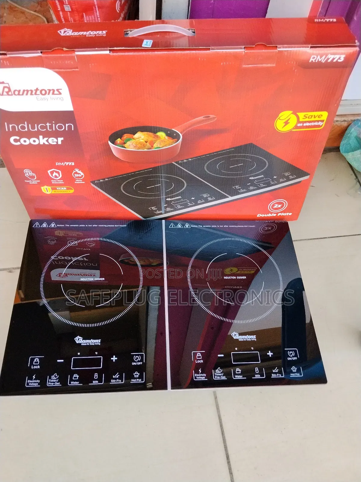 Ramtons Double Induction Cooker - 3500w, 6