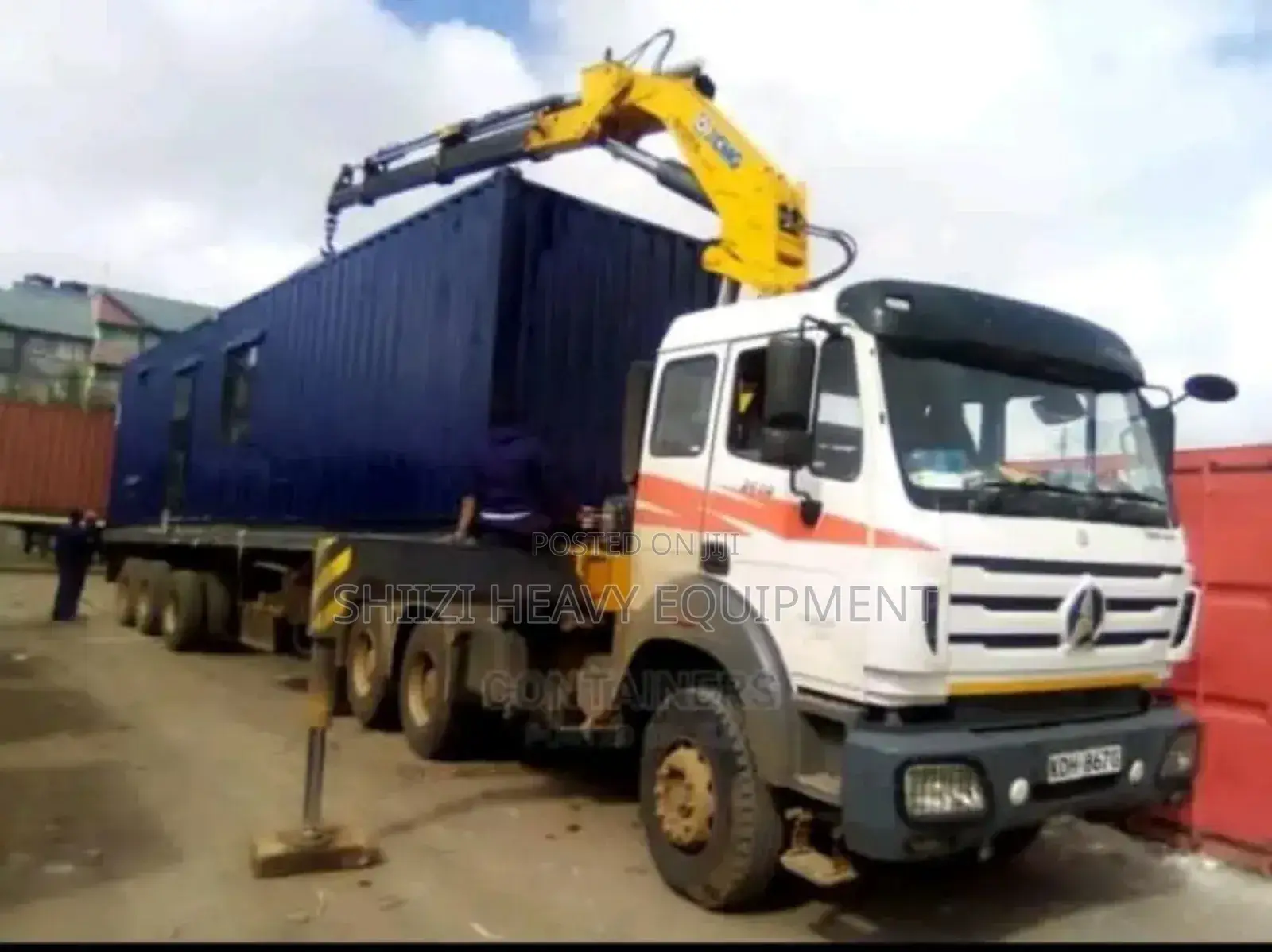 Crane Lowloader for Hire