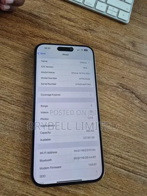 Apple iPhone 16 Pro Max 256 GB White