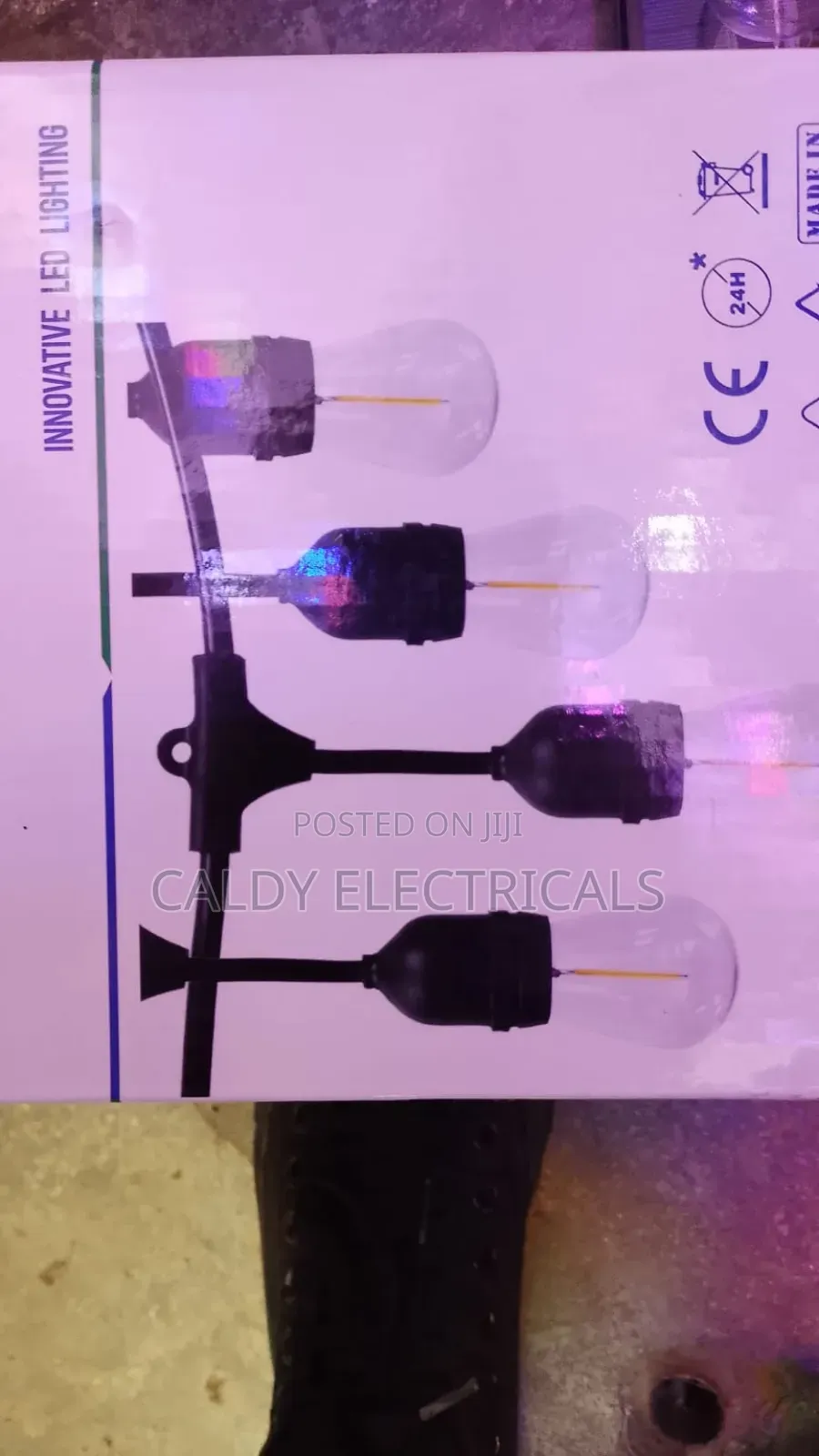 10mtrs 10bulbs Solar Powered Led String Lights