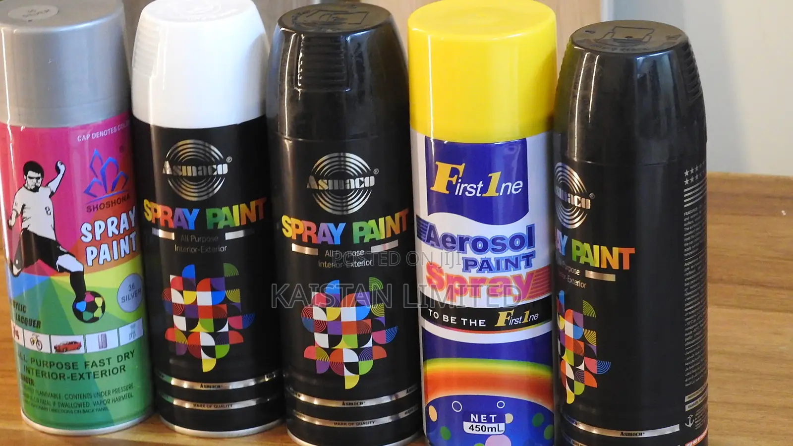 Spray Paints All Colors Available