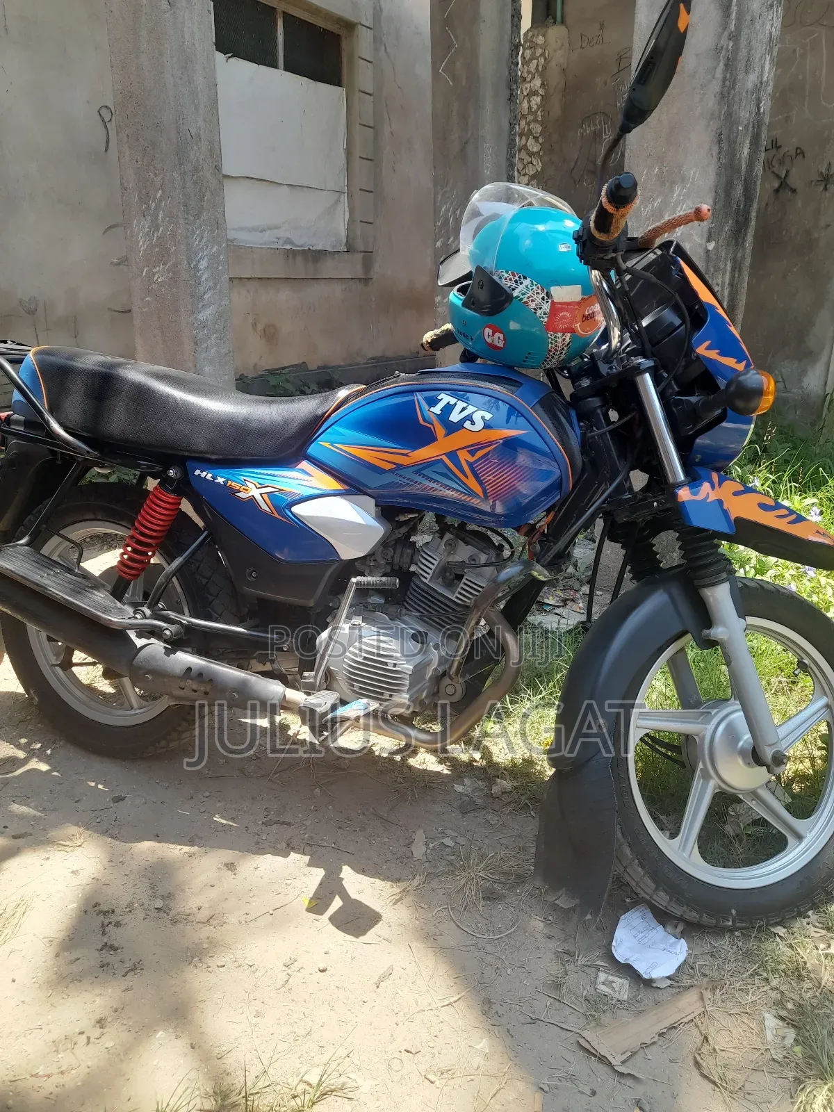 TVS HLX Plus ES 2021 Blue