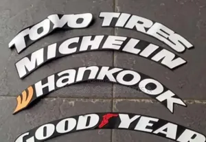 Tire/Tyre Stickers/Logos/Names Hankok,Goodyear,Michelin,Toyo Tires