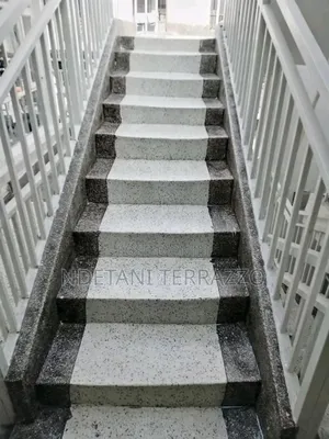 Excellent White and Grey Terrazzo
