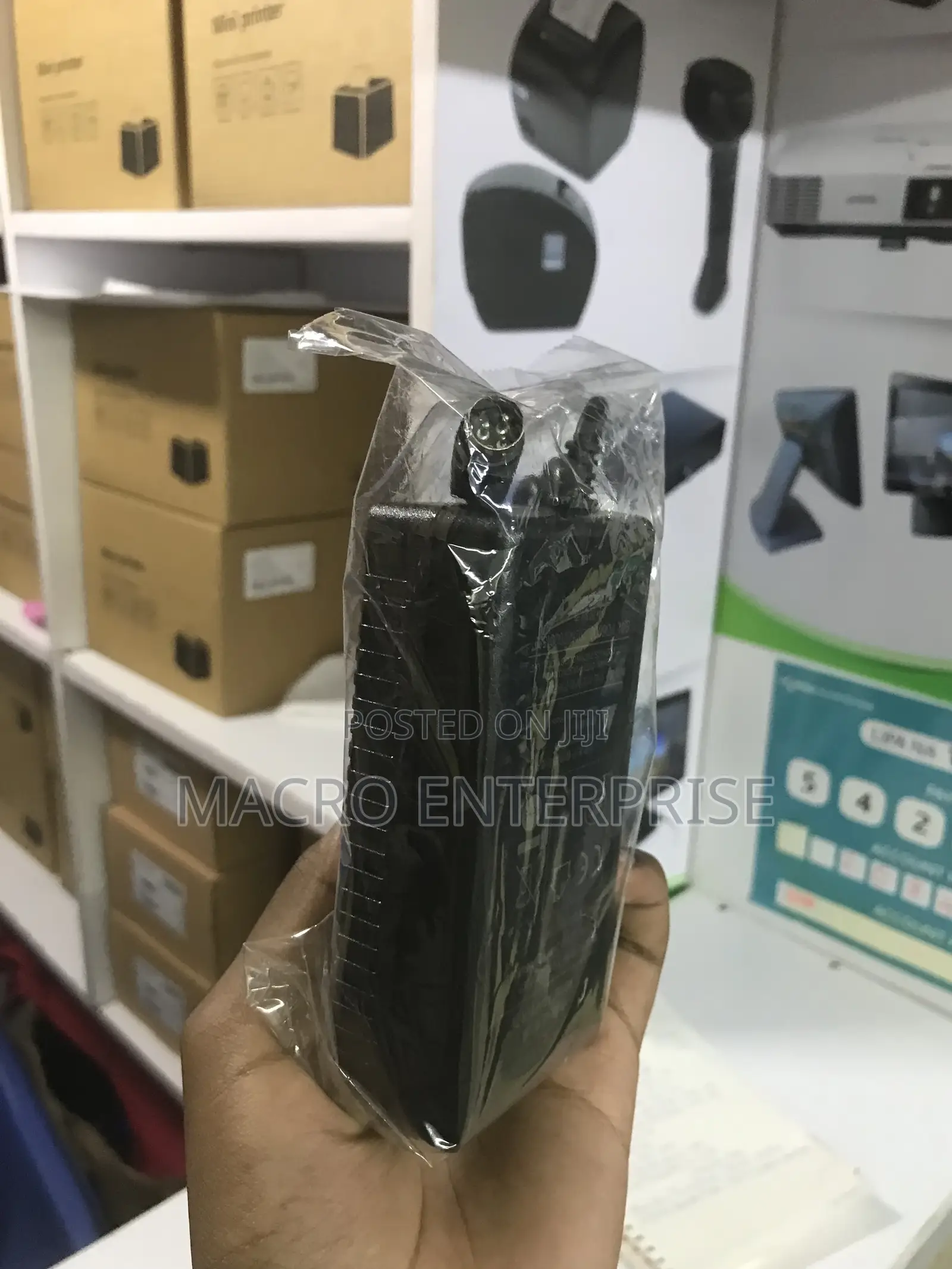 3-Pin Power Adapter for Thermal Printers -24v 2a Ac/Dc Printer Charger