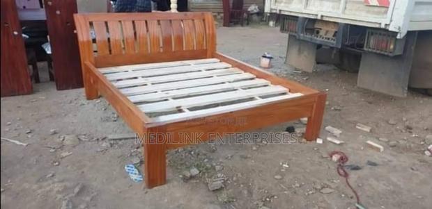 Mahogany Queen Sized Slides Beds 4*6 - main view