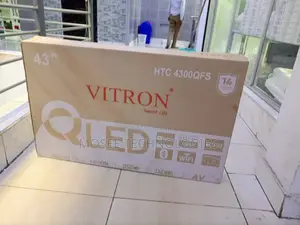 Vitron 43” Qled Smart Android Tv With Wi-Fi Bluetooth