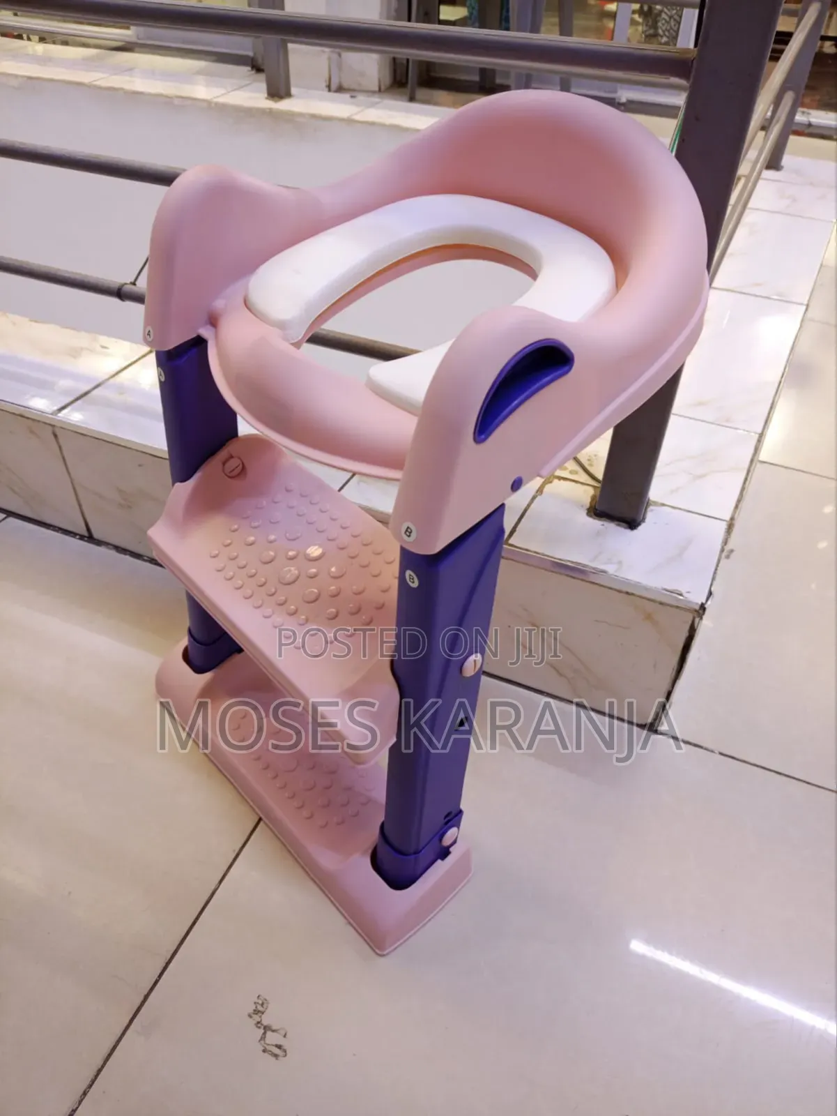 Kids Toilet Training Seat With Ladder – Safe Adjustable