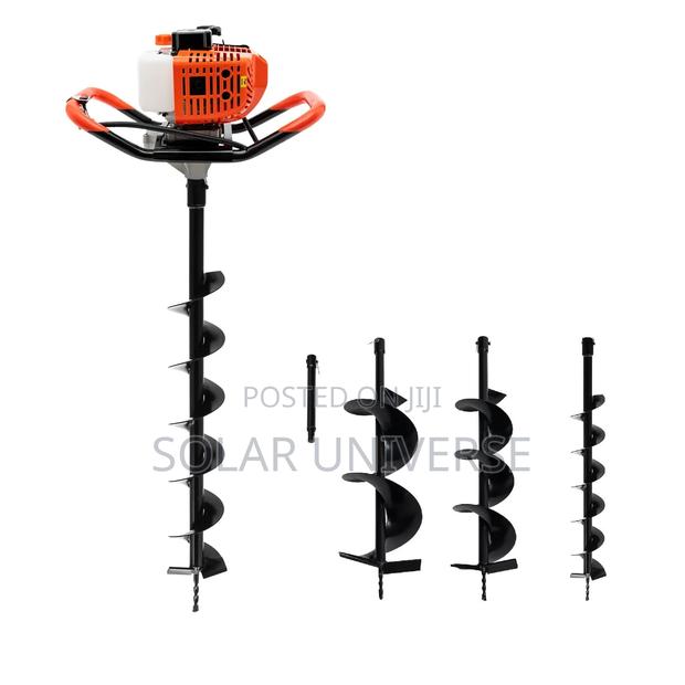 4stroke Earth Auger With 3 Bits
