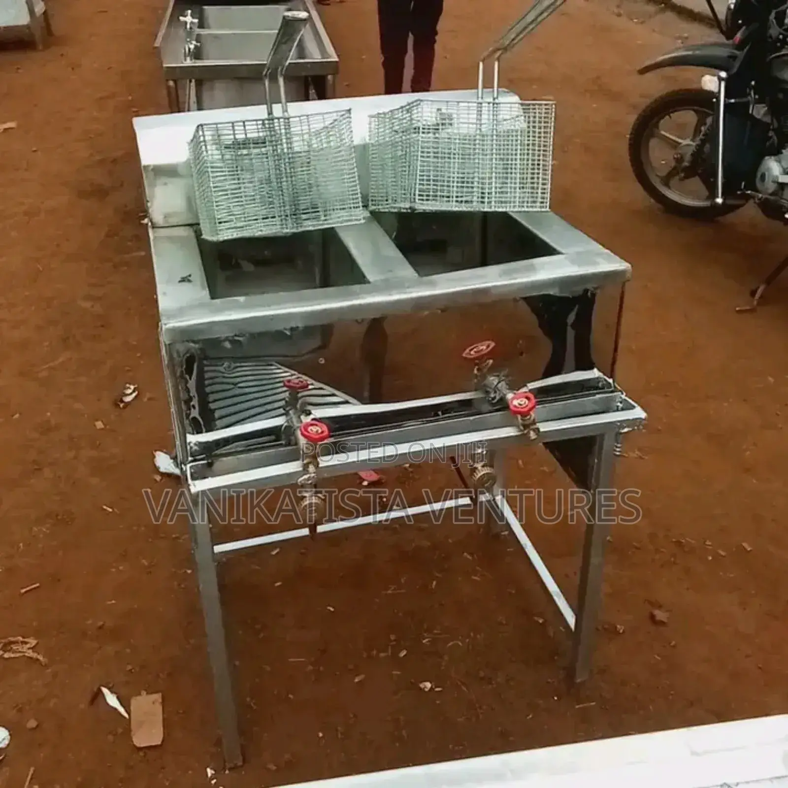 Gas Deep Fryer, Commercial Capacity