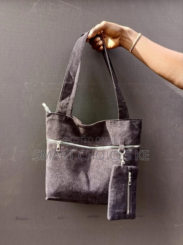 Casual Corduroy Shoulder Bag - thumbnail 4