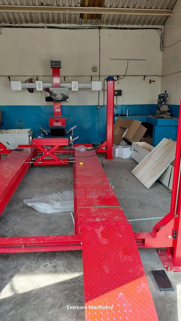  2026 New Model 3d Wheel Alignment + Four Post Lift Offer Sale