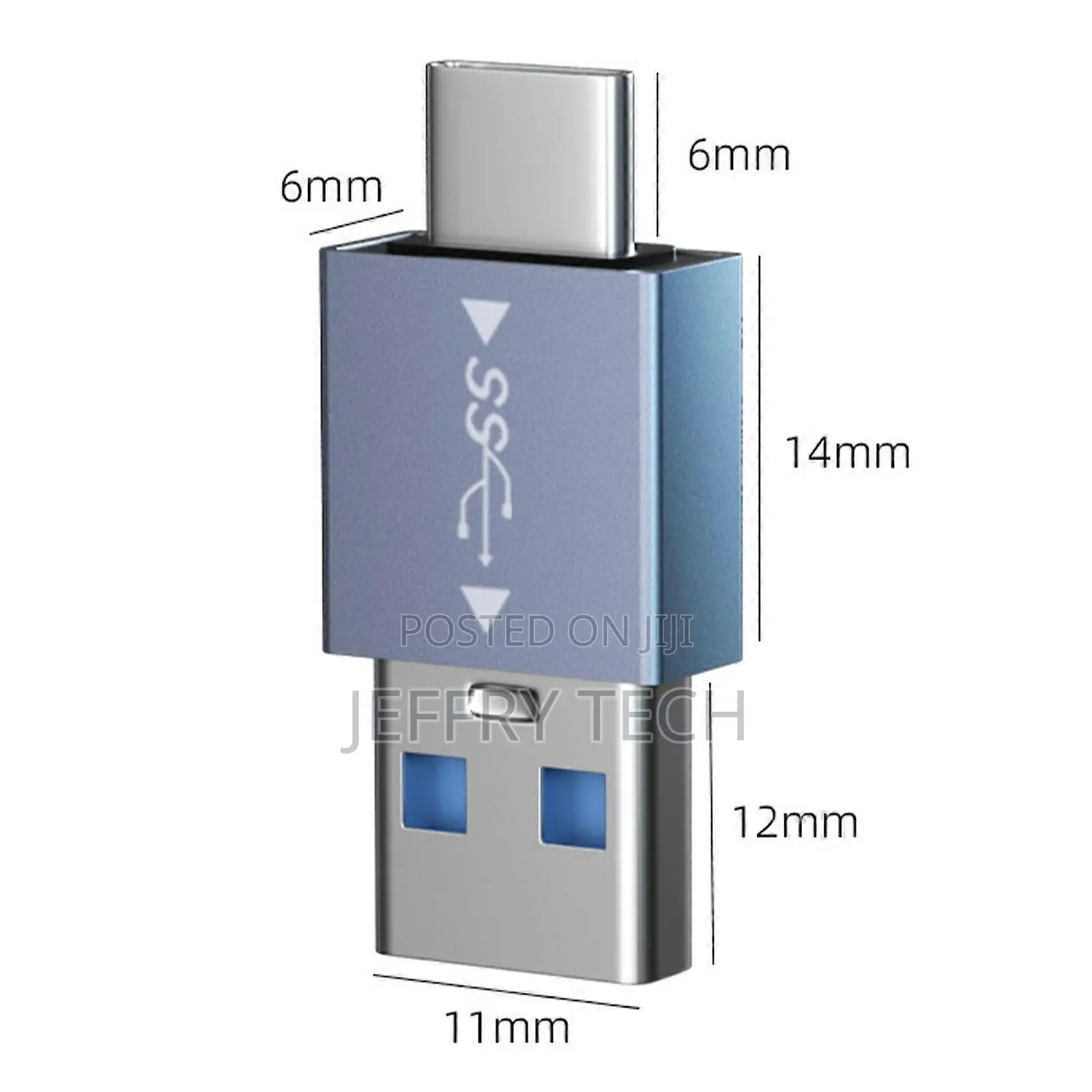 Type C Male to Usb 3.1 Male Otg Adapter Power Charging Converter for F
