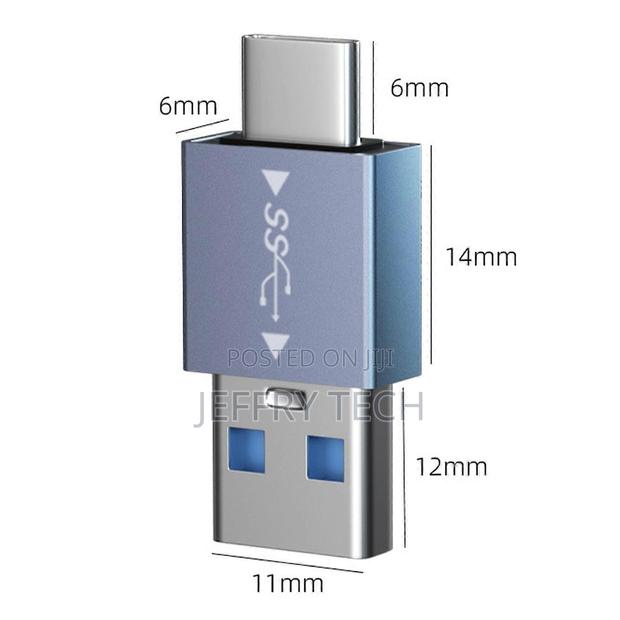 Type C Male to Usb 3.1 Male Otg Adapter Power Charging Converter for F