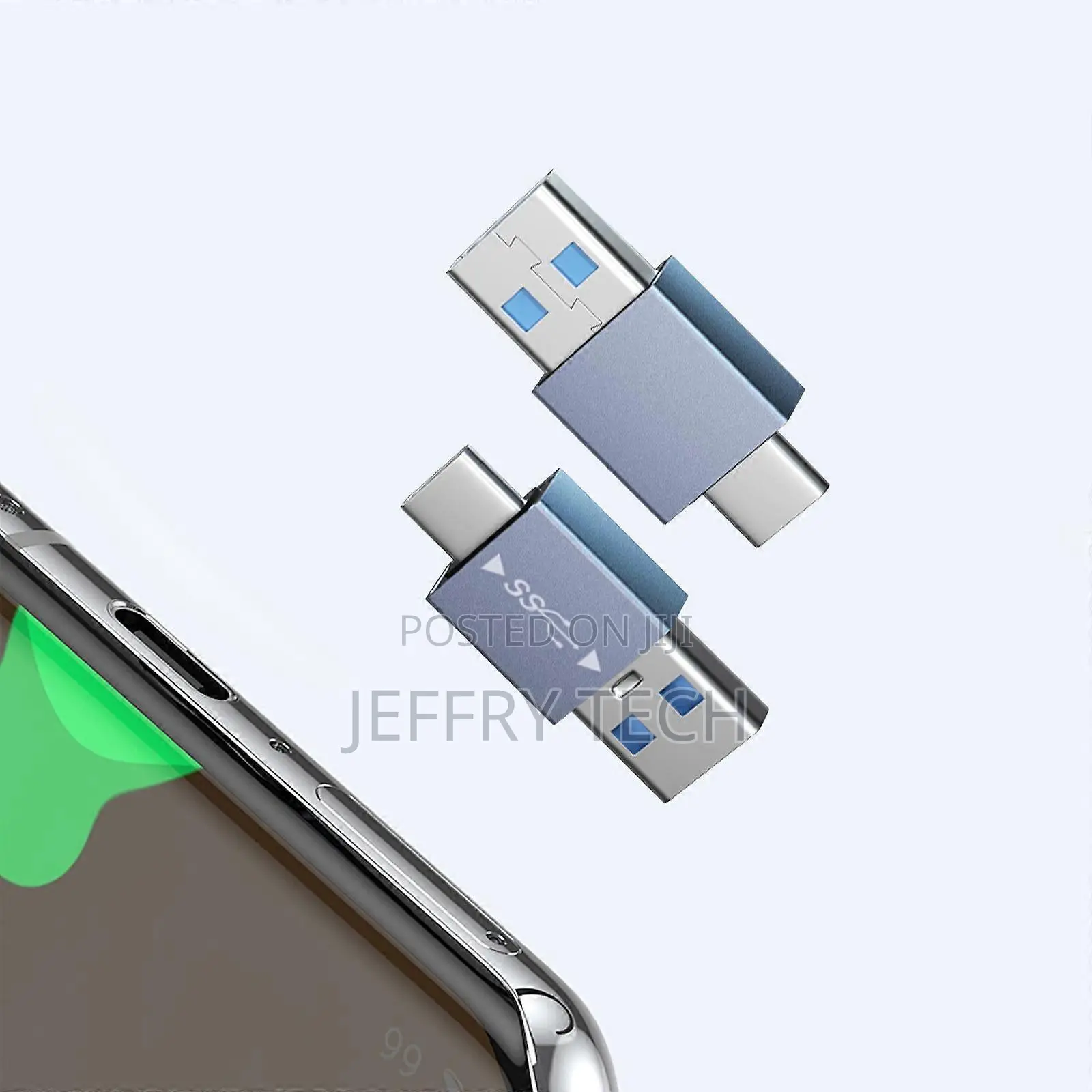 Type C Male to Usb 3.1 Male Otg Adapter Power Charging Converter for F