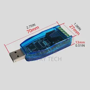 Usb to Rs485 Serial Converter Adapter Led Display Data Communication/D