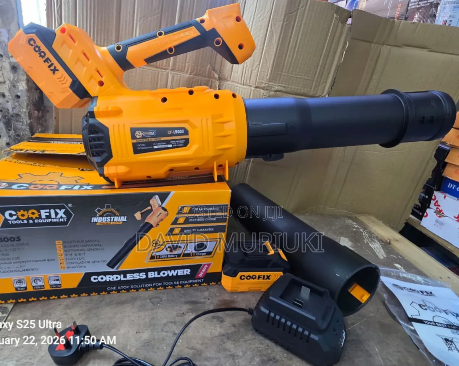 Coofix Cordless Blower 4.0ah