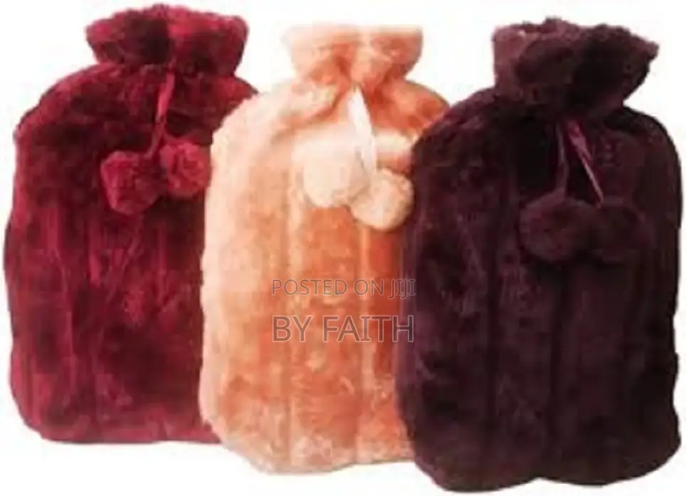 Hot Water Bottle With Lid and Soft Plush Bag