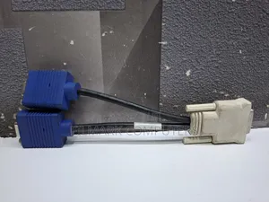 2 Way Dvi To Vga Splitter Cable Adapter Cable Cord Monitor Pc Computer