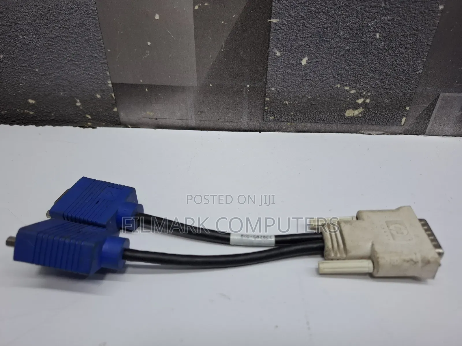 2 Way Dvi To Vga Splitter Cable Adapter Cable Cord Monitor Pc Computer