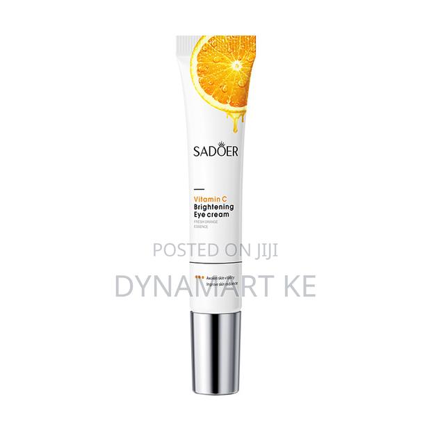 Sadoer Vitamin C Brightening Eye Cream for Dark Circles and Wrinkles