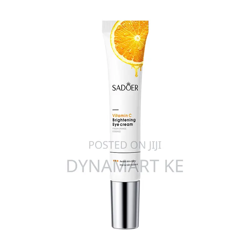 Sadoer Vitamin C Brightening Eye Cream for Dark Circles and Wrinkles