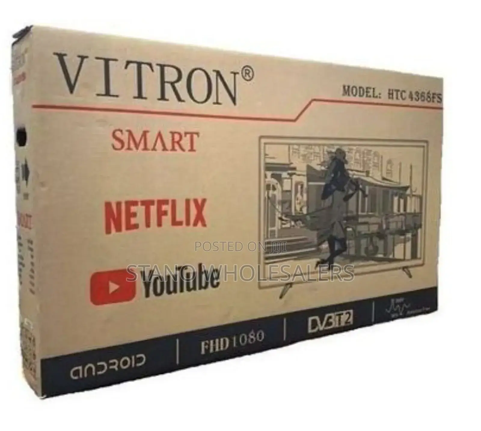 Vitron Frameless 43inc Smart Tv