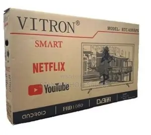 Vitron Frameless 43inc Smart Tv