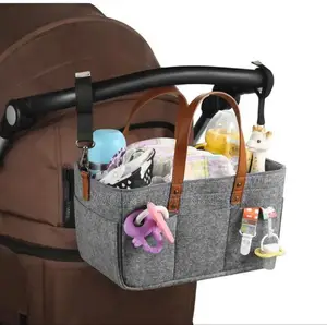 Felt Fabric Baby Nursing Bag With Removable Dividers