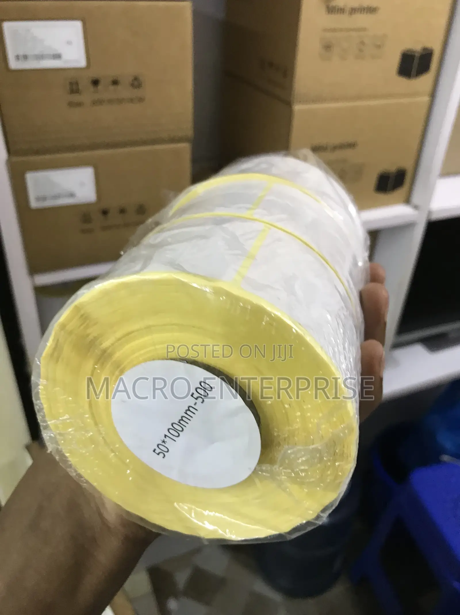 Small Product Label Stickers 50x100mm-500pcs Thermalfor Retail Pricing